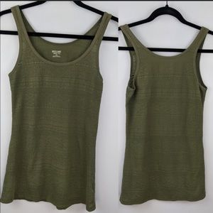 Mossimo Supply Co. Army Olive Green Textured Tank